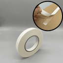 High Strength Double Sided Tissue Tape 24mm 1 Inch x 50 Meter Strong Adhesive Multipurpose Tape for Office Craft Packaging Mounting and Repair Use | Buy2Enjoy
