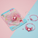 Kawaii Cute bead set for baby girls jewelry with two cords Beads set for Jewelry Making Accessories DIY Bracelets Necklace Earring Craft Creative and very attractive | Buy2Enjoy